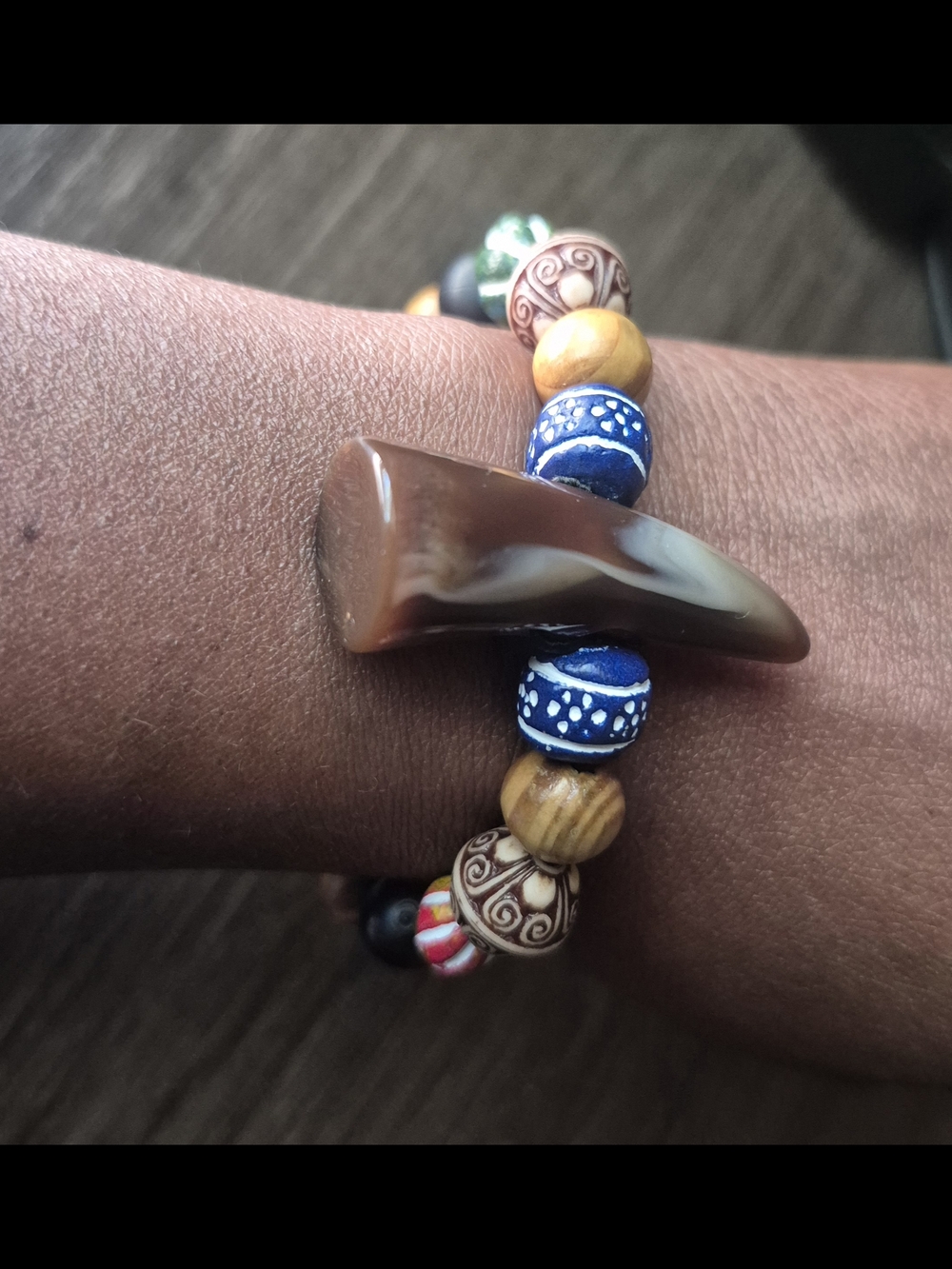Mens Bohemian And Terracotta Braclet! - Picture 3 of 3